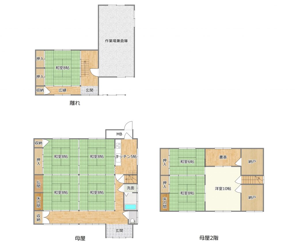 長浜市石田町 琵琶湖と伊吹山の自然に囲まれた田舎物件 中古住宅 8sldk いなかぐらしjp